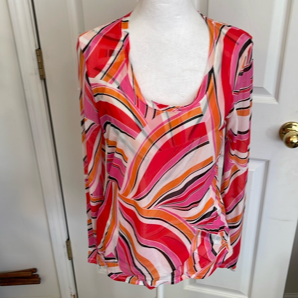 MADISON POPOVER TOP SIZE LARGE NWOT